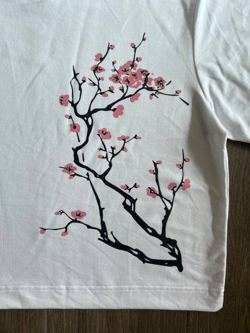 "blossom petals" crop tee