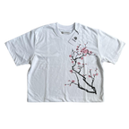 "blossom petals" crop tee