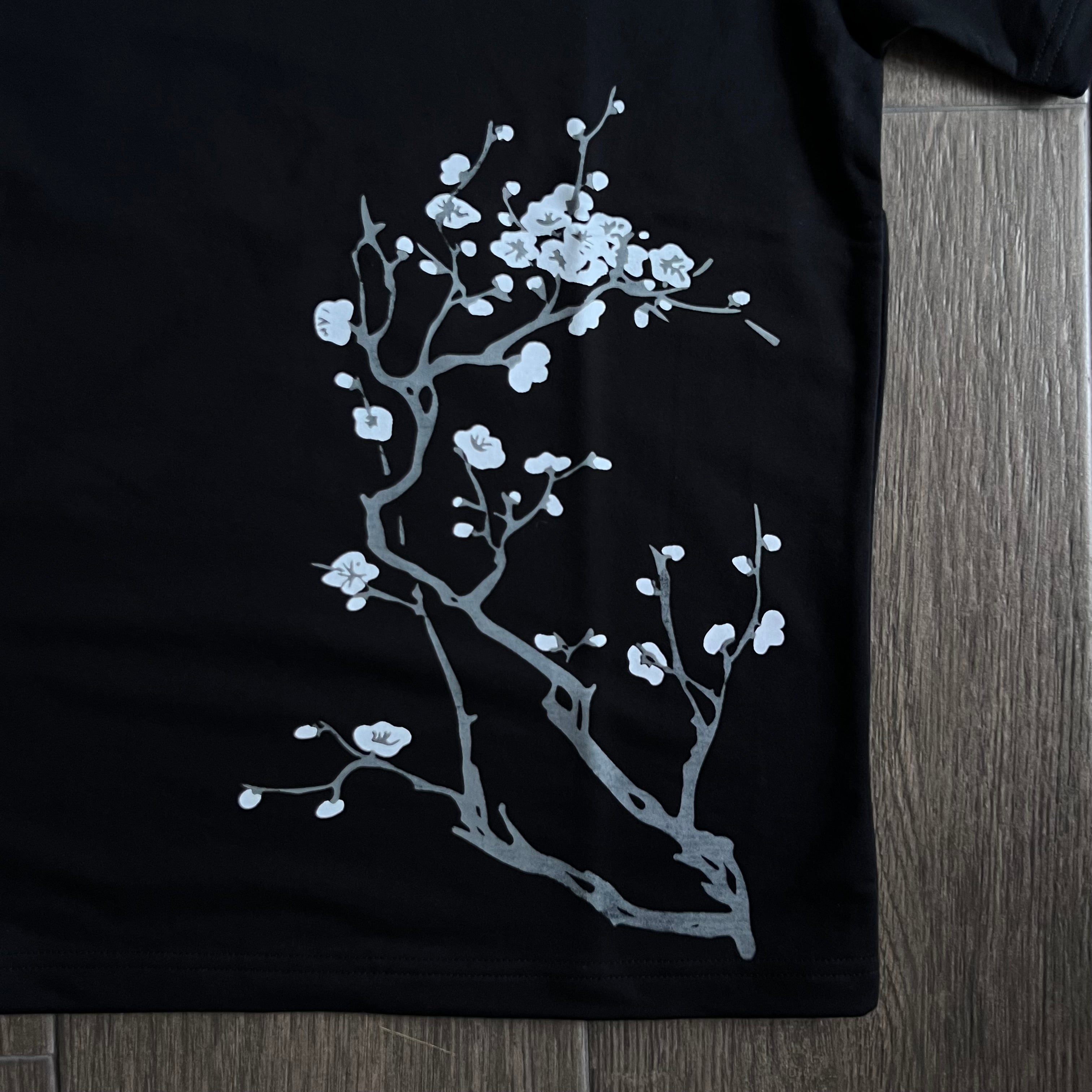 "shadow petals" tee